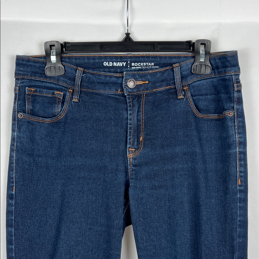 Old Navy Rockstar Mid-Rise Jeans‎ -Size 8 regular